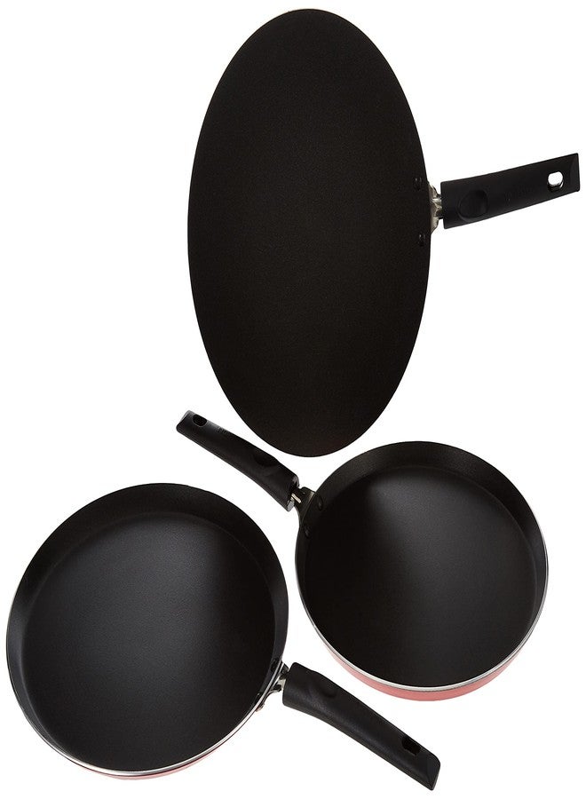 Nirlon 3 Piece Tawa Set Dosa Tawa 27.5cm & 30cm, Roti Tawa 29cm Best Price Best Product. - Image 1